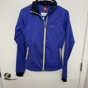 Columbia Omni Heat Purple Zip Up Jacket